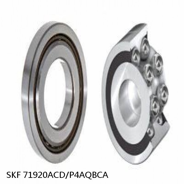 71920ACD/P4AQBCA SKF Super Precision,Super Precision Bearings,Super Precision Angular Contact,71900 Series,25 Degree Contact Angle